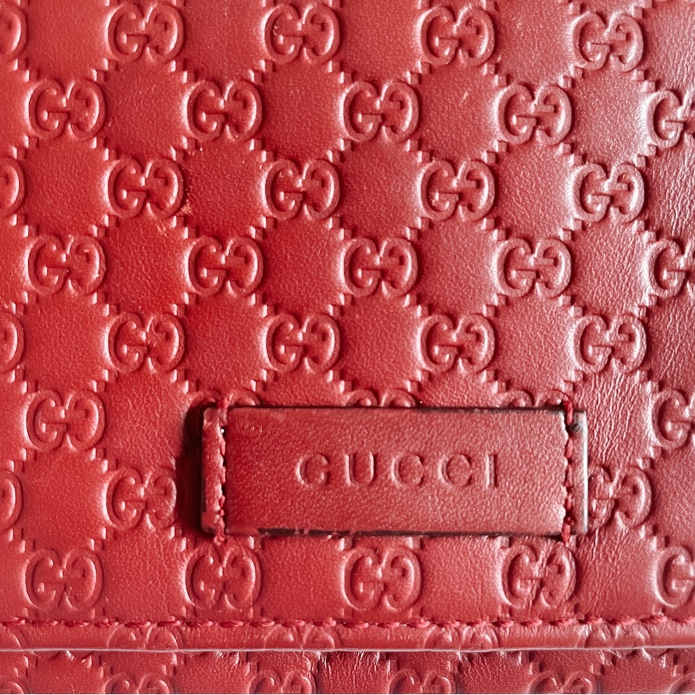 SOLD! GUCCI Micro Guccissima GG Continental Wallet - Picture 5 of 11